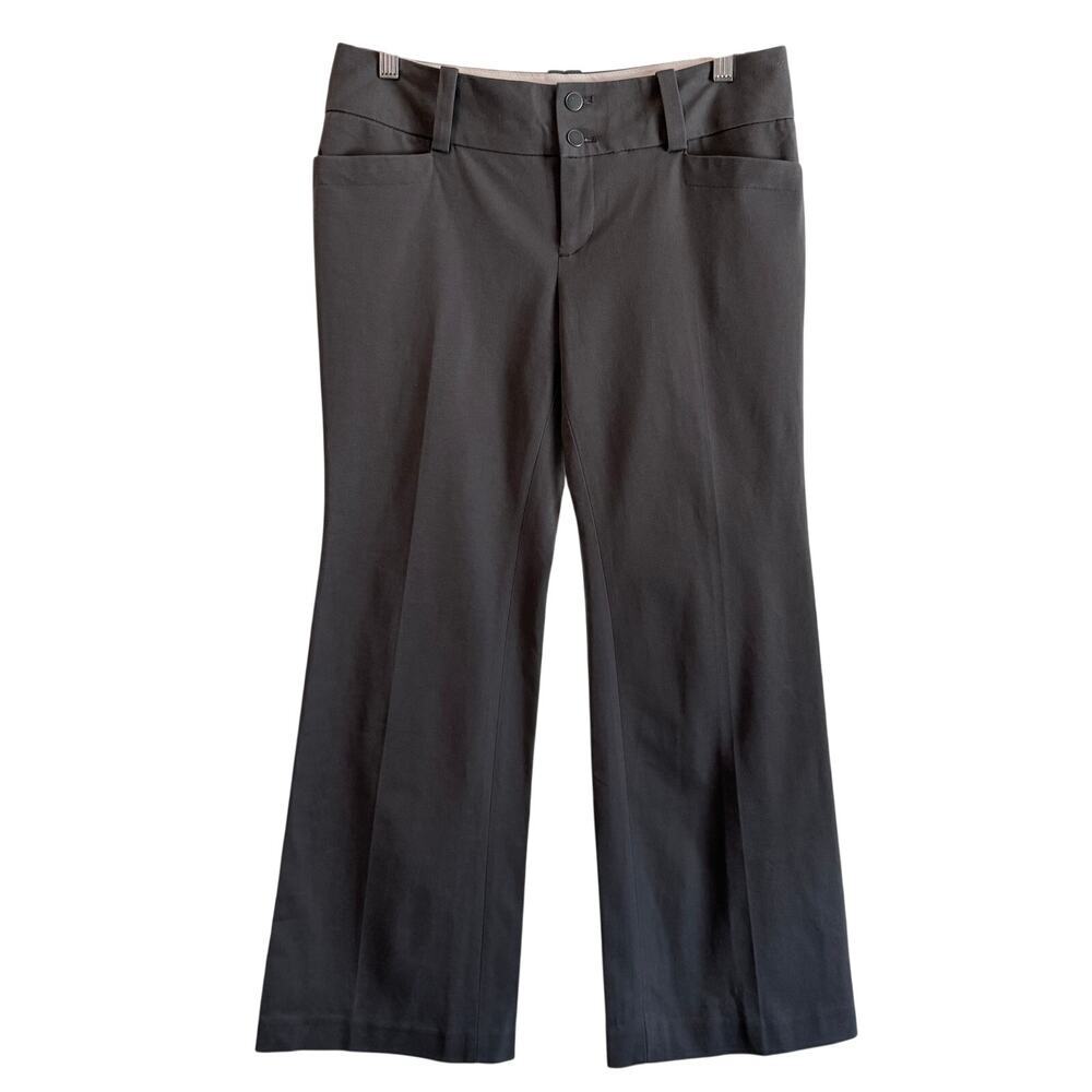 Calvin Klein Gray Wide Leg Dress Pants Workwear Career Women's Sz 8
